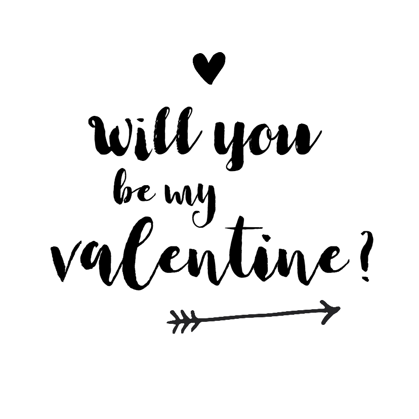 Valentijnskaarten - Valentijn - will you be my valentine?