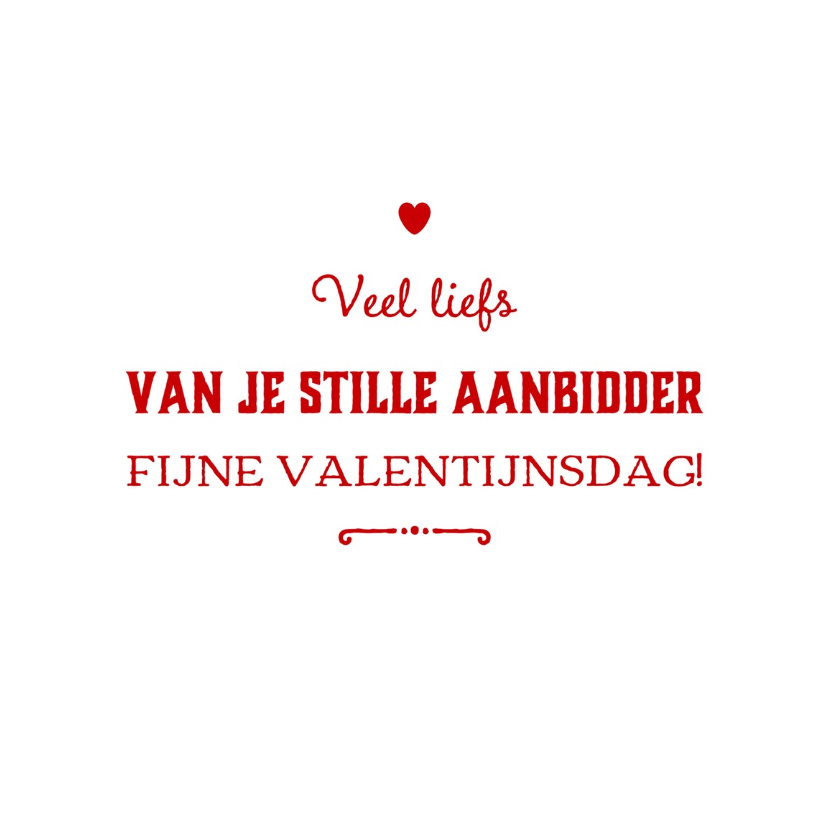 valentijnskaart aanbidder - LB - Valentijnskaarten Valentijnskaarten - valentijnskaart aanbidder - LB