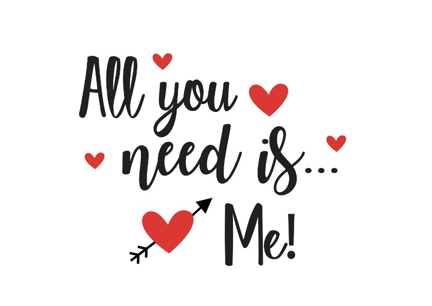Valentijnskaart I need you more - Valentijnskaarten Valentijnskaarten - Valentijnskaart I need you more