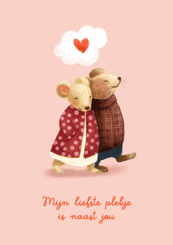 Valentijnskaarten - Valentijnskaart mijn liefste plekje