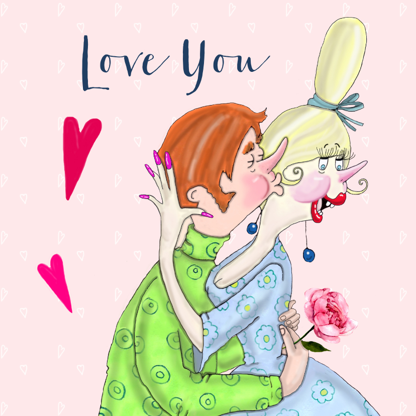 Valentijnskaarten - Valentijnskaart True love
