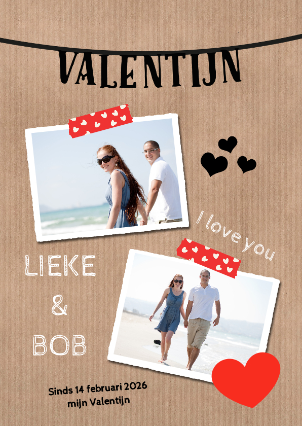 ZWK Valentijnskaart - DH - Valentijnskaarten Valentijnskaarten - ZWK Valentijnskaart - DH