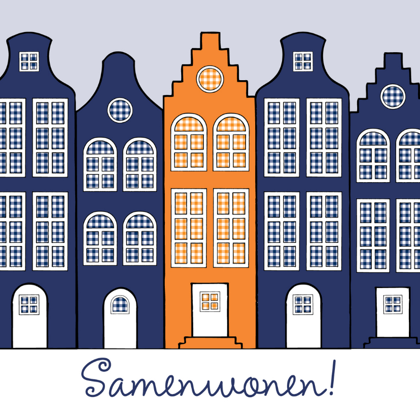 JippieJippie samenwonen 002 - Verhuiskaarten Verhuiskaarten - JippieJippie samenwonen 002