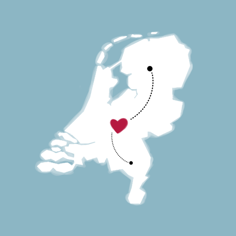 Plaatspin verhuiskaart - Verhuiskaarten Verhuiskaarten - Plaatspin verhuiskaart