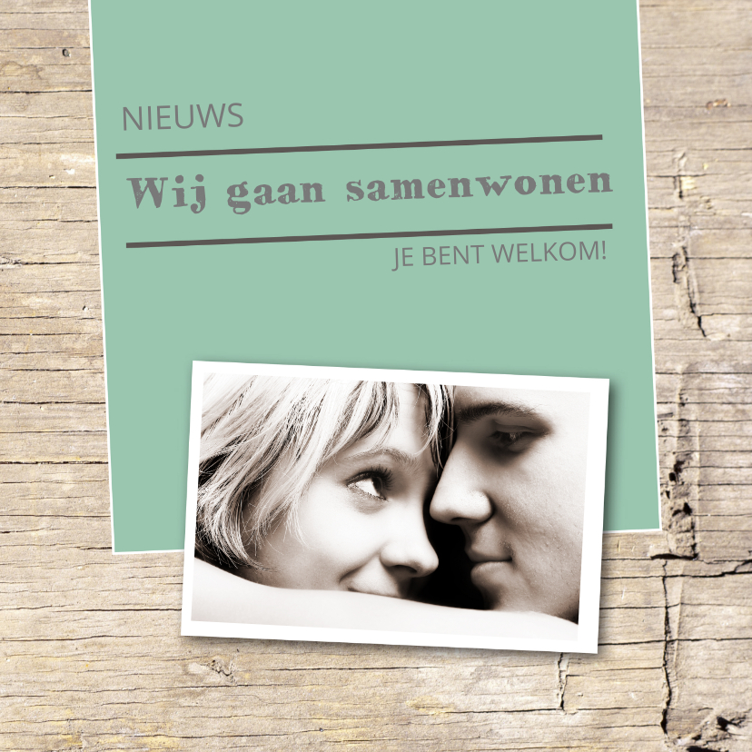 Samenwonen Jesper en Anne - Verhuiskaarten Verhuiskaarten - Samenwonen Jesper en Anne