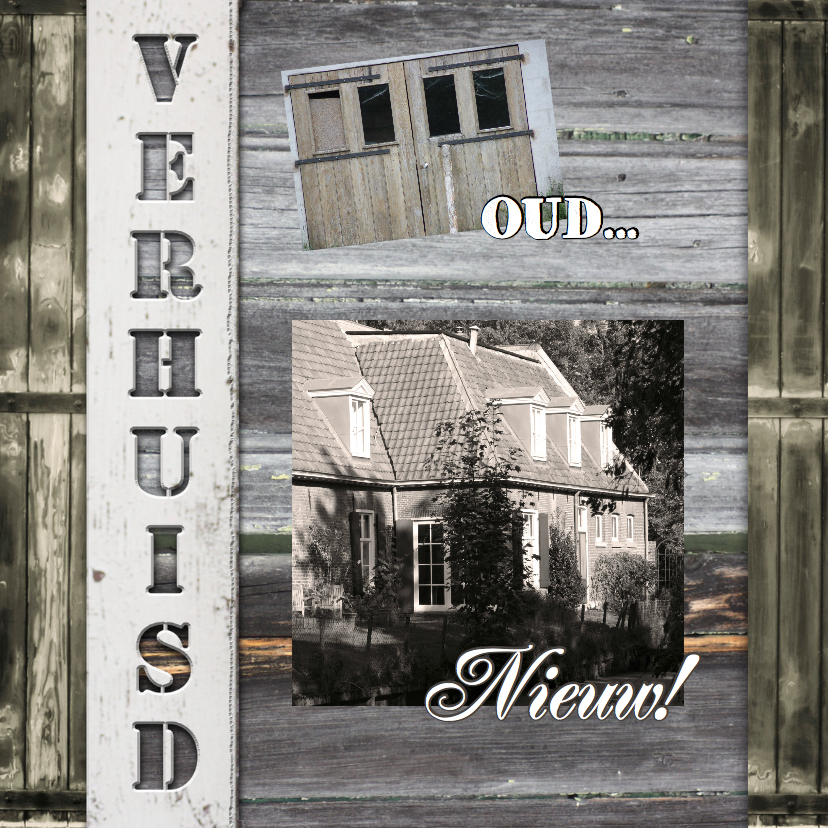 Verhuisd oud en nieuw RB - Verhuiskaarten Verhuiskaarten - Verhuisd oud en nieuw RB