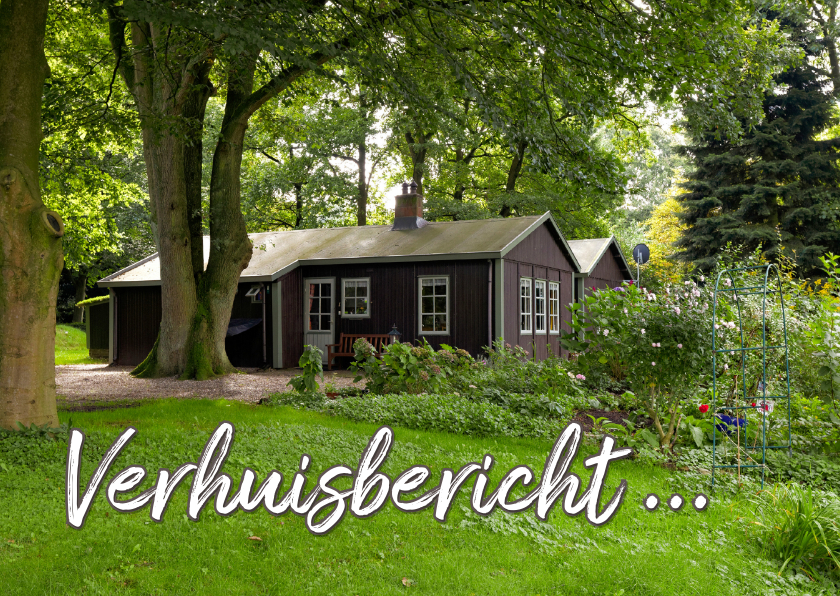 Verhuiskaart eigen foto huis - OT - Verhuiskaarten Verhuiskaarten - Verhuiskaart eigen foto huis - OT