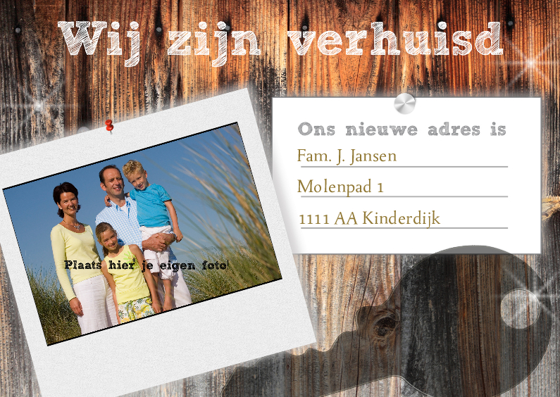 Verhuiskaart III - Verhuiskaarten Verhuiskaarten - Verhuiskaart III