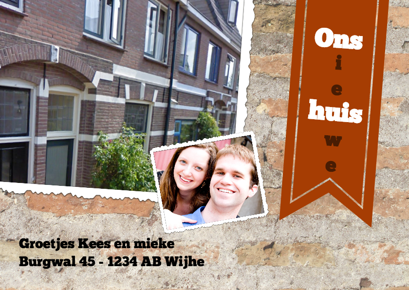 Wij hebben verbouwd! - BK - Verhuiskaarten Verhuiskaarten - Wij hebben verbouwd! - BK