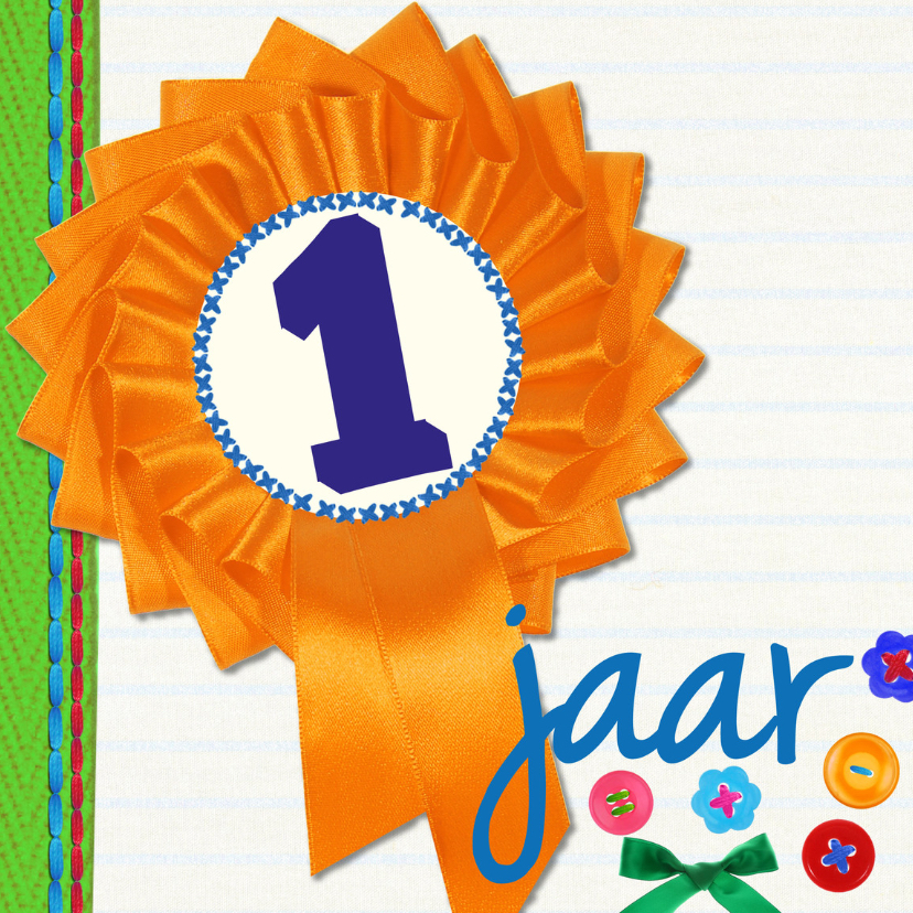 1 jaar eerst verjaardag een -BF - Verjaardagskaarten Verjaardagskaarten - 1 jaar eerst verjaardag een -BF