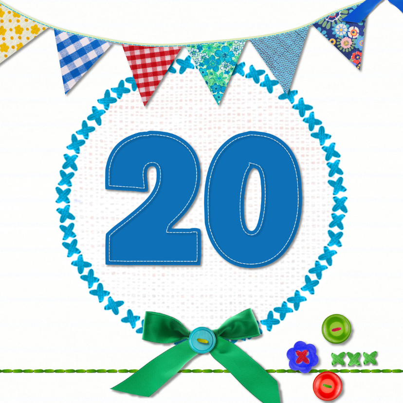 20 jaar verjaardag -BF - Verjaardagskaarten Verjaardagskaarten - 20 jaar verjaardag -BF