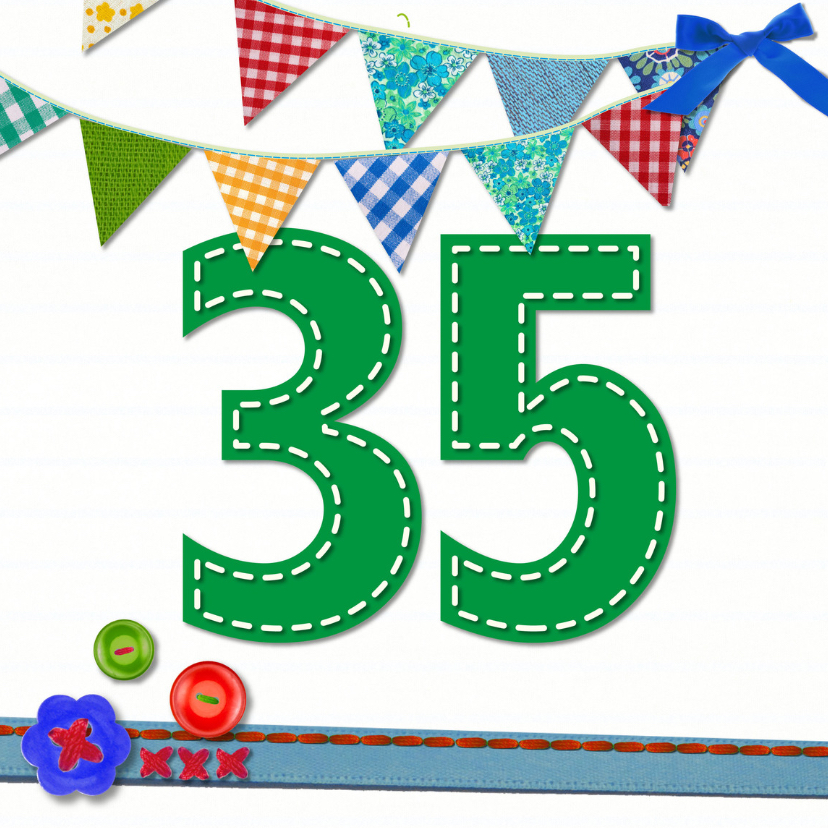 35 jaar verjaardag -BF - Verjaardagskaarten Verjaardagskaarten - 35 jaar verjaardag -BF
