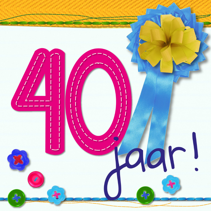 40 jaar verjaardag -BF - Verjaardagskaarten Verjaardagskaarten - 40 jaar verjaardag -BF