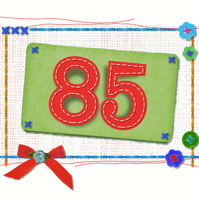 85 jaar verjaardag -BF - Verjaardagskaarten Verjaardagskaarten - 85 jaar verjaardag -BF