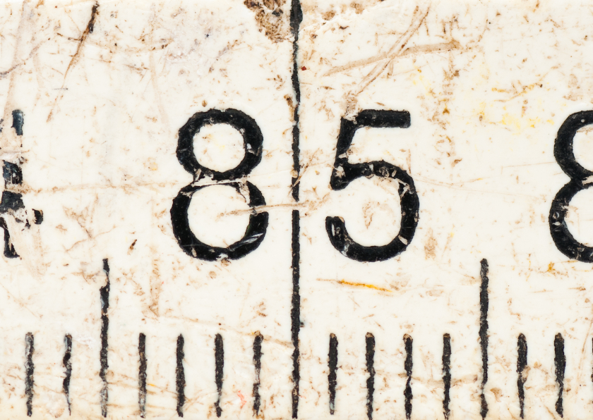 Verjaardagskaarten - 85 op oude witte duimstok