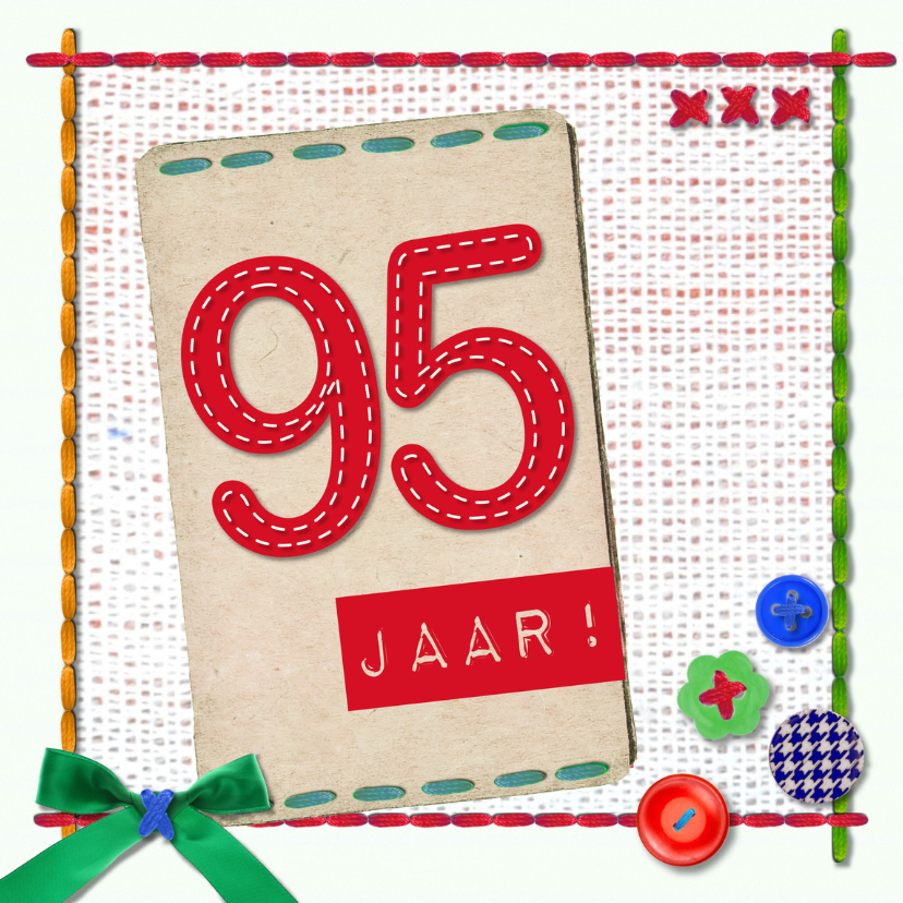 95 jaar gefeliciteerd -BF - Verjaardagskaarten Verjaardagskaarten - 95 jaar gefeliciteerd -BF