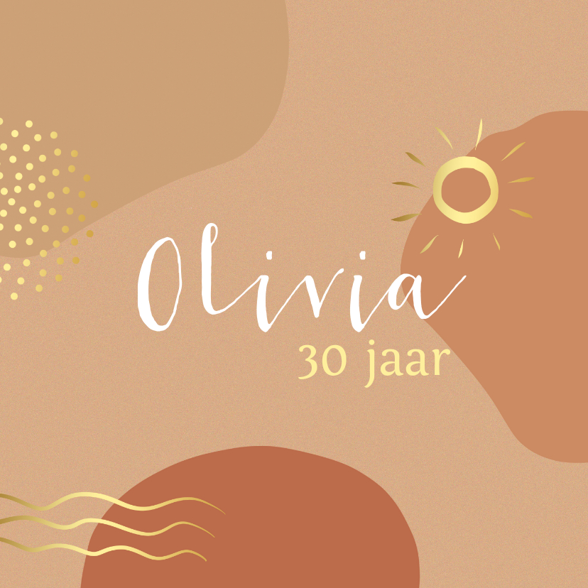 bloemen dertig jaar - Verjaardagskaarten Verjaardagskaarten - bloemen dertig jaar