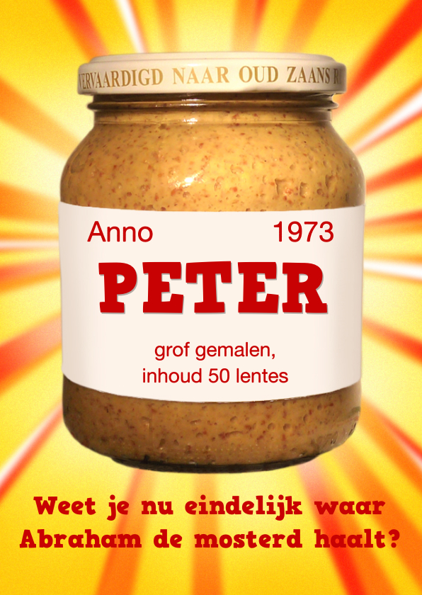 de Mosterd van Abraham - Verjaardagskaarten Verjaardagskaarten - de Mosterd van Abraham