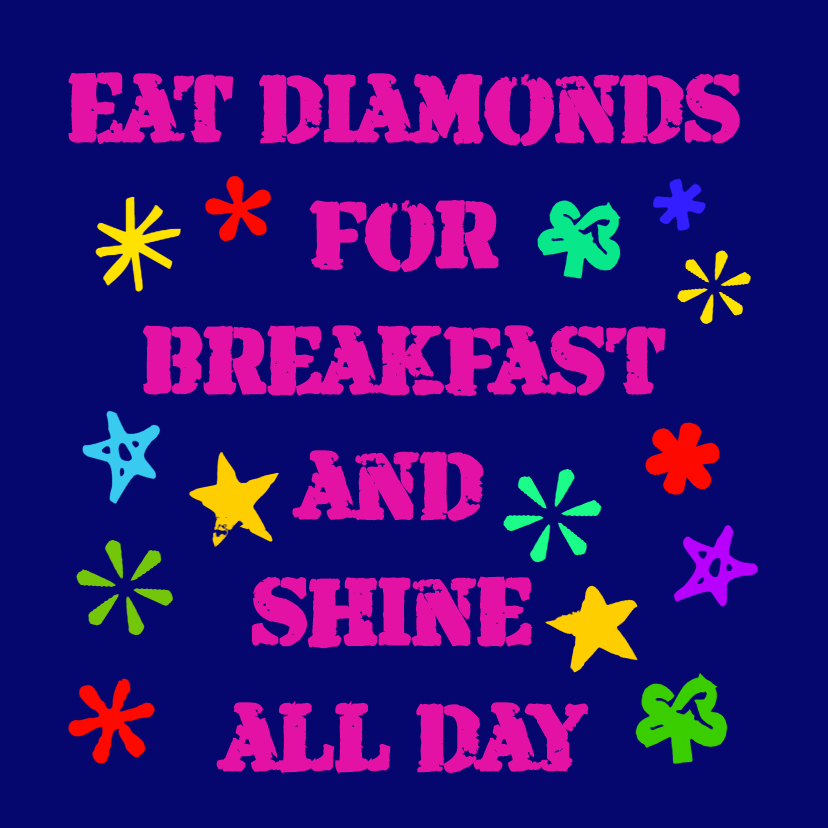 Diamonds are a girls best friend - Verjaardagskaarten Verjaardagskaarten - Diamonds are a girls best friend