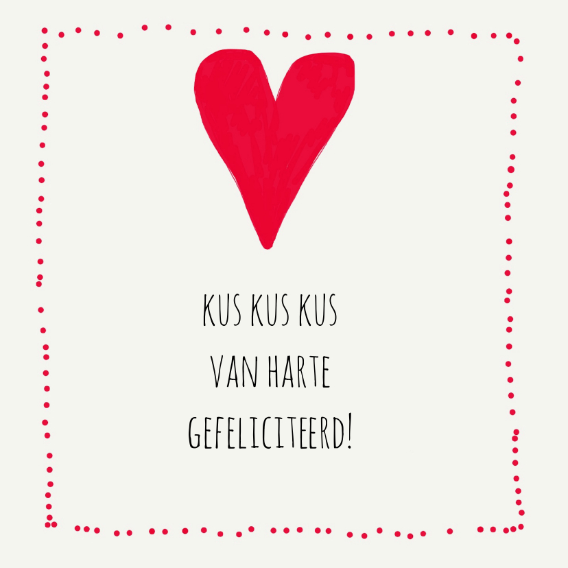 Felicitatiekaart Stipjes - Verjaardagskaarten Verjaardagskaarten - Felicitatiekaart Stipjes