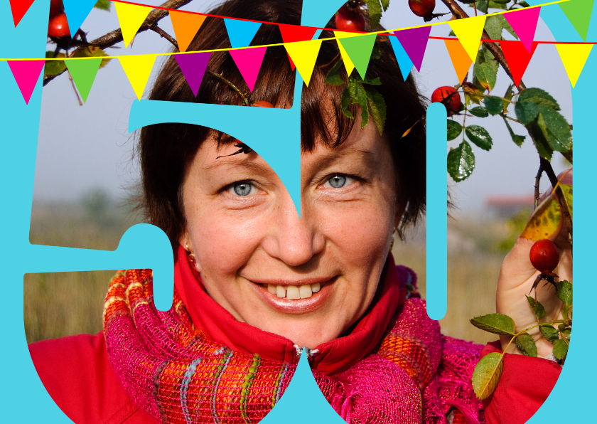 Foto verjaardagskaart 50 jaar - Verjaardagskaarten Verjaardagskaarten - Foto verjaardagskaart 50 jaar