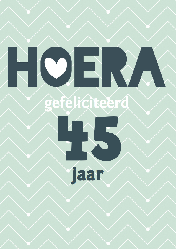Gefeliciteerd Jarig Zigzag - Verjaardagskaarten Verjaardagskaarten - Gefeliciteerd Jarig Zigzag