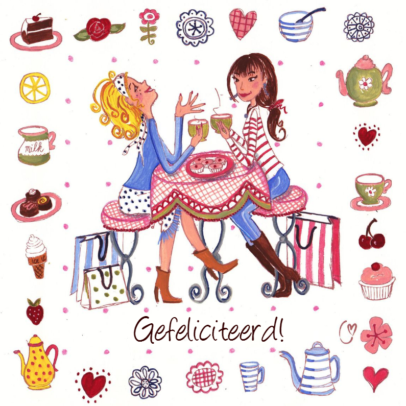 Gefeliciteerd Verjaardag Cartita Design - Verjaardagskaarten Verjaardagskaarten - Gefeliciteerd Verjaardag Cartita Design