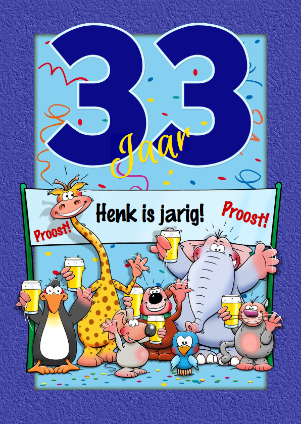 Grappige verjaardag met aanpasbare leeftijd voor man - Verjaardagskaarten Verjaardagskaarten - Grappige verjaardag met aanpasbare leeftijd voor man