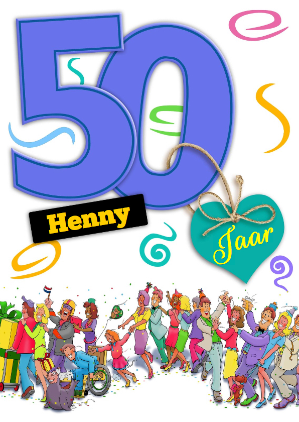 Grappige verjaardag polonaise voor een man van 50 jaar - Verjaardagskaarten Verjaardagskaarten - Grappige verjaardag polonaise voor een man van 50 jaar