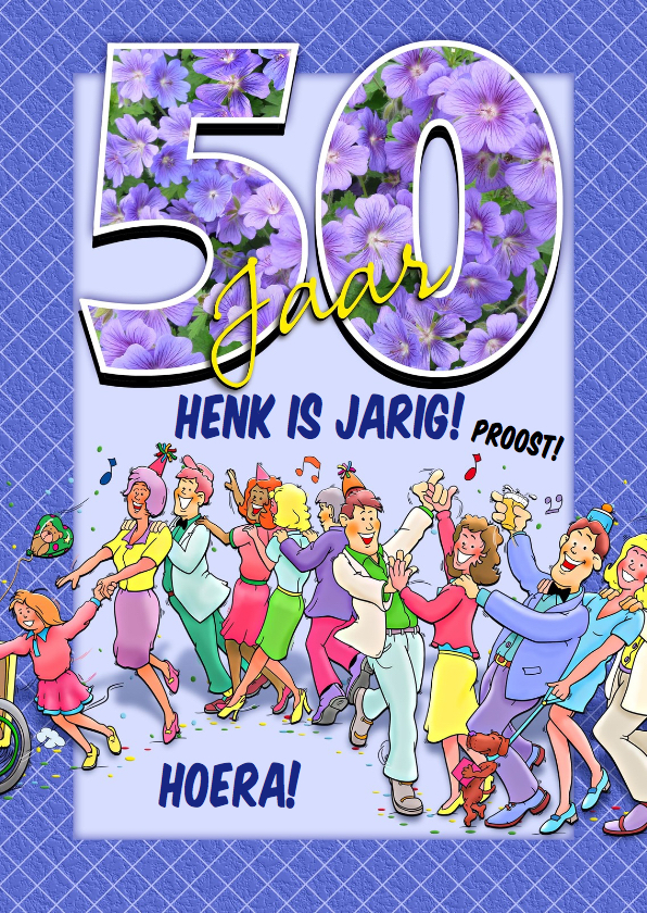Grappige verjaardag polonaise voor iemand die 50 jaar wordt - Verjaardagskaarten Verjaardagskaarten - Grappige verjaardag polonaise voor iemand die 50 jaar wordt