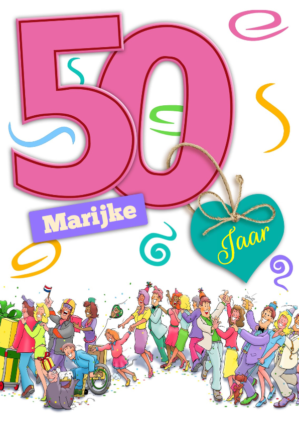 Grappige verjaardag voor een vrouw die 50 jaar wordt - Verjaardagskaarten Verjaardagskaarten - Grappige verjaardag voor een vrouw die 50 jaar wordt