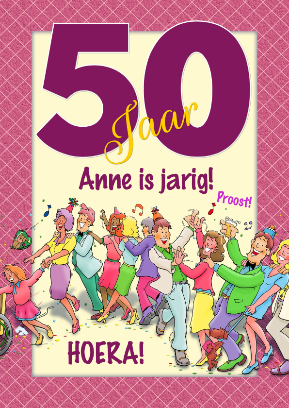 Grappige verjaardagskaart polonaise voor een vrouw - Verjaardagskaarten Verjaardagskaarten - Grappige verjaardagskaart polonaise voor een vrouw