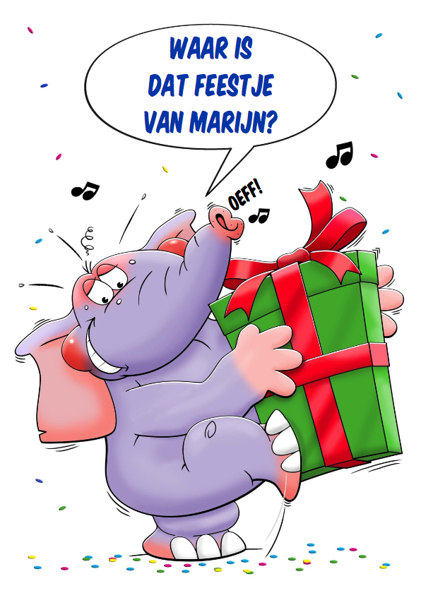Grappige verjaardagskaart: Waar is dat feestje? - Verjaardagskaarten Verjaardagskaarten - Grappige verjaardagskaart: Waar is dat feestje?