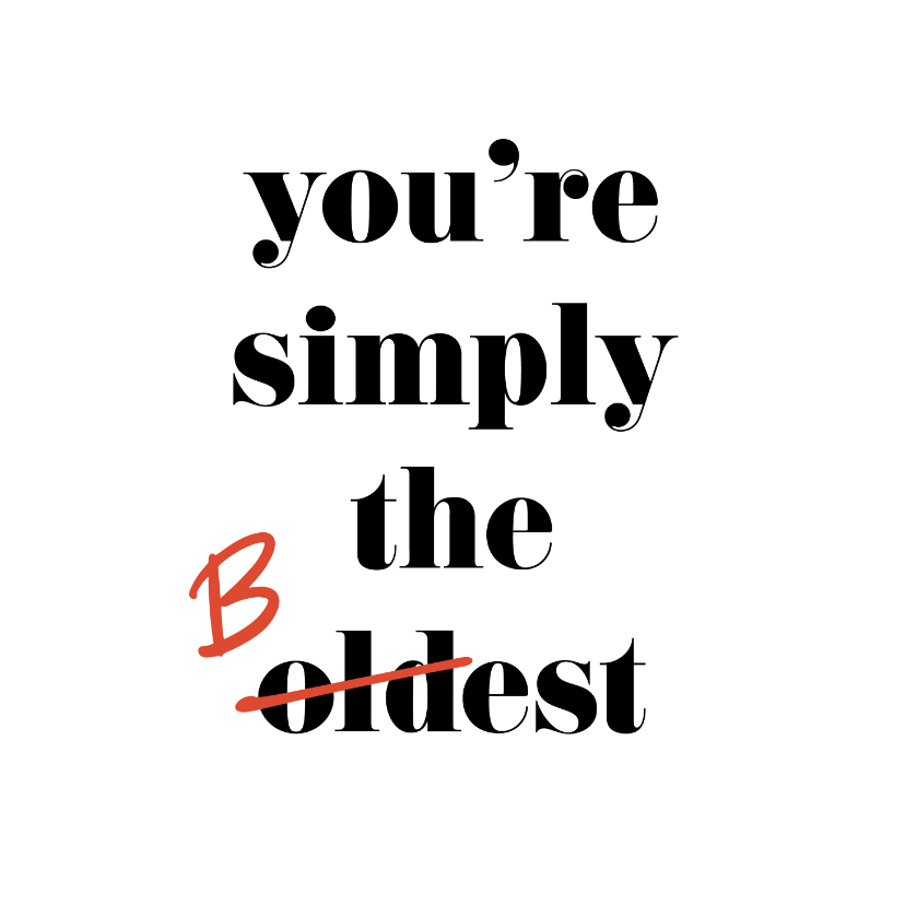Grappige verjaardagskaart you're the best - Verjaardagskaarten Verjaardagskaarten - Grappige verjaardagskaart you're the best