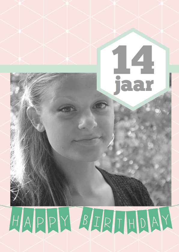Happy Birthday leeftijd kaart - Verjaardagskaarten Verjaardagskaarten - Happy Birthday leeftijd kaart