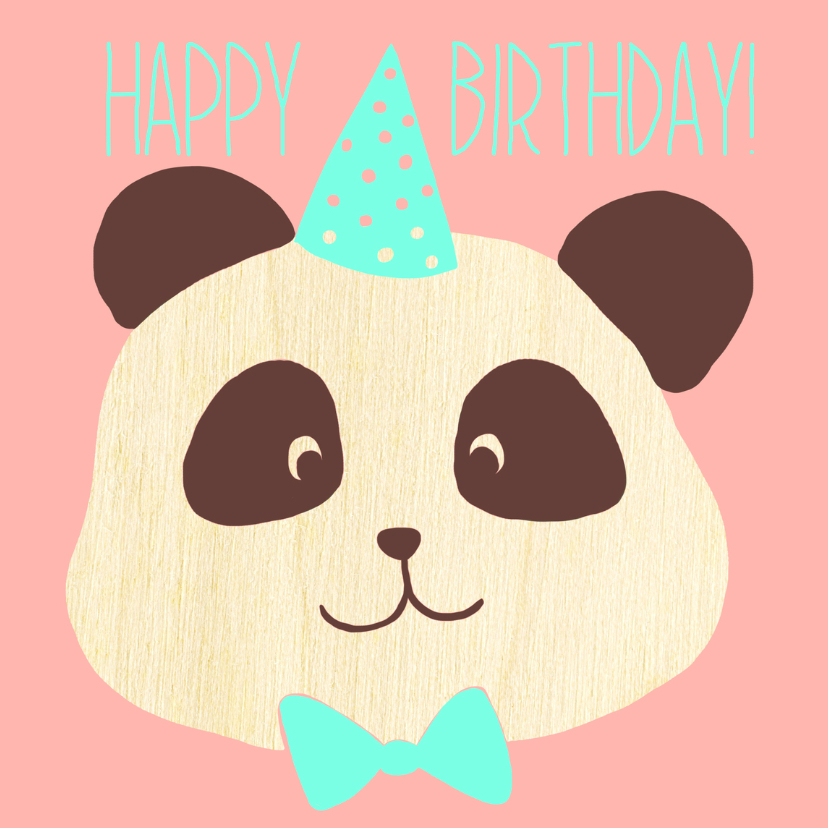 happy birthday panda - Verjaardagskaarten Verjaardagskaarten - happy birthday panda