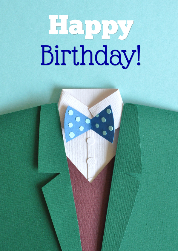happy birthday strik - Verjaardagskaarten Verjaardagskaarten - happy birthday strik