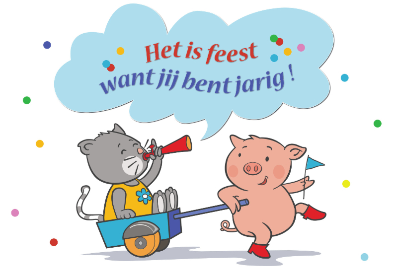 Verjaardagskaarten - Het is feest!