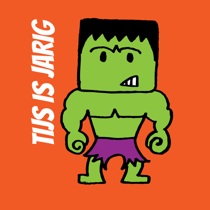 hulk feliciteert je - Verjaardagskaarten Verjaardagskaarten - hulk feliciteert je