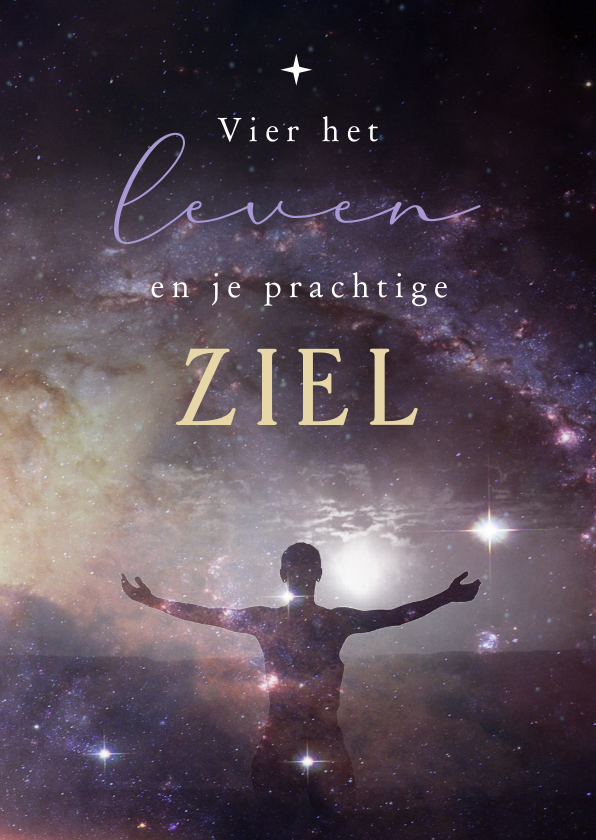 Spirituele verjaardagskaart leven ziel galaxy verjaardag - Verjaardagskaarten Verjaardagskaarten - Spirituele verjaardagskaart leven ziel galaxy verjaardag