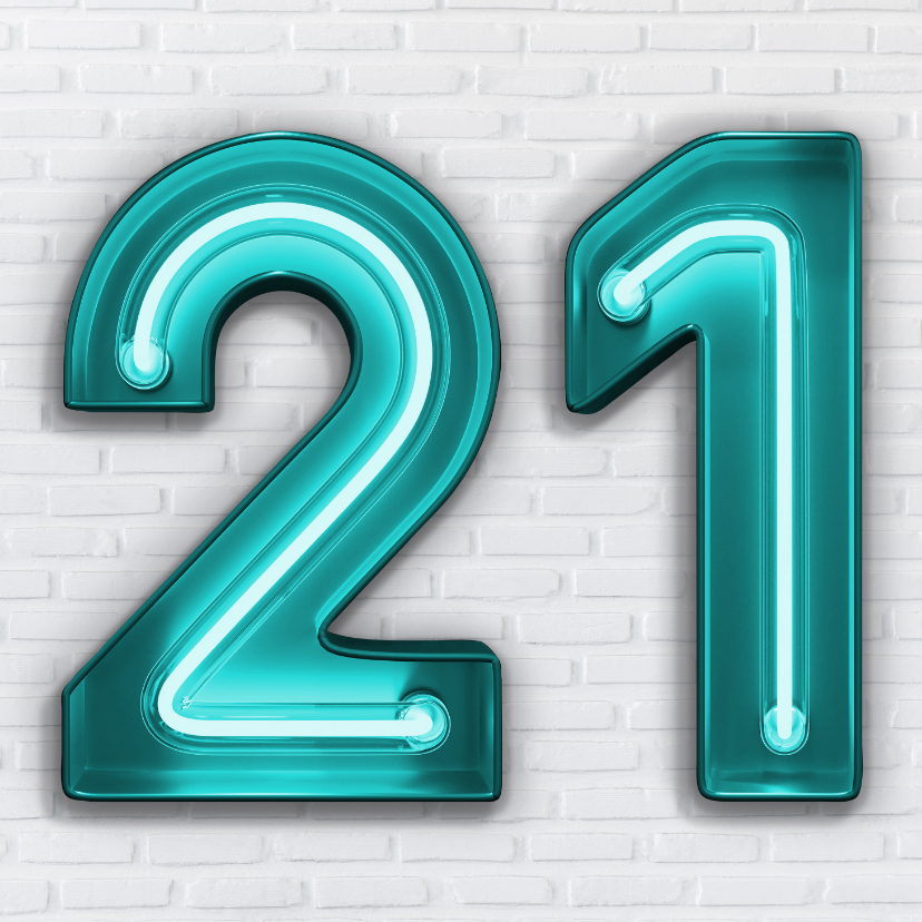 Stoere industriële 21 jaar kaart - Verjaardagskaarten Verjaardagskaarten - Stoere industriële 21 jaar kaart