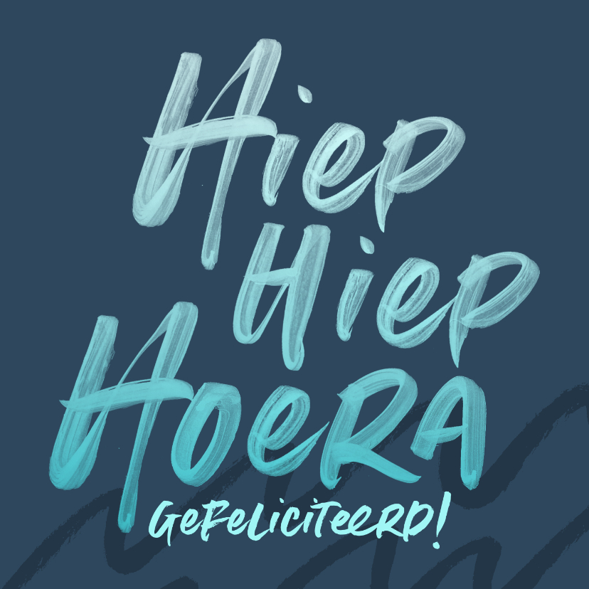 Typografie verjaardagskaart verf - Verjaardagskaarten Verjaardagskaarten - Typografie verjaardagskaart verf