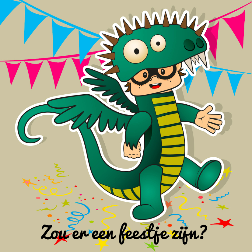 Verjaardagskaarten - Uitnodiging Verjaardag feestje jongen 39