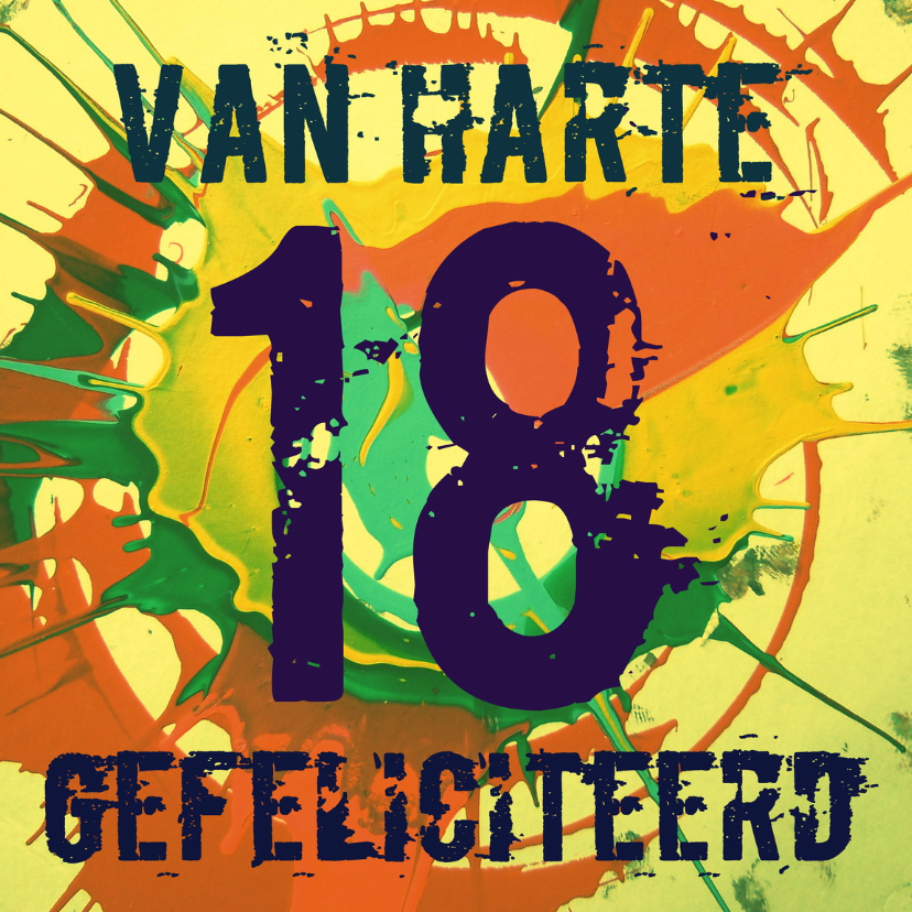 verjaardag 18 | verjaardag
