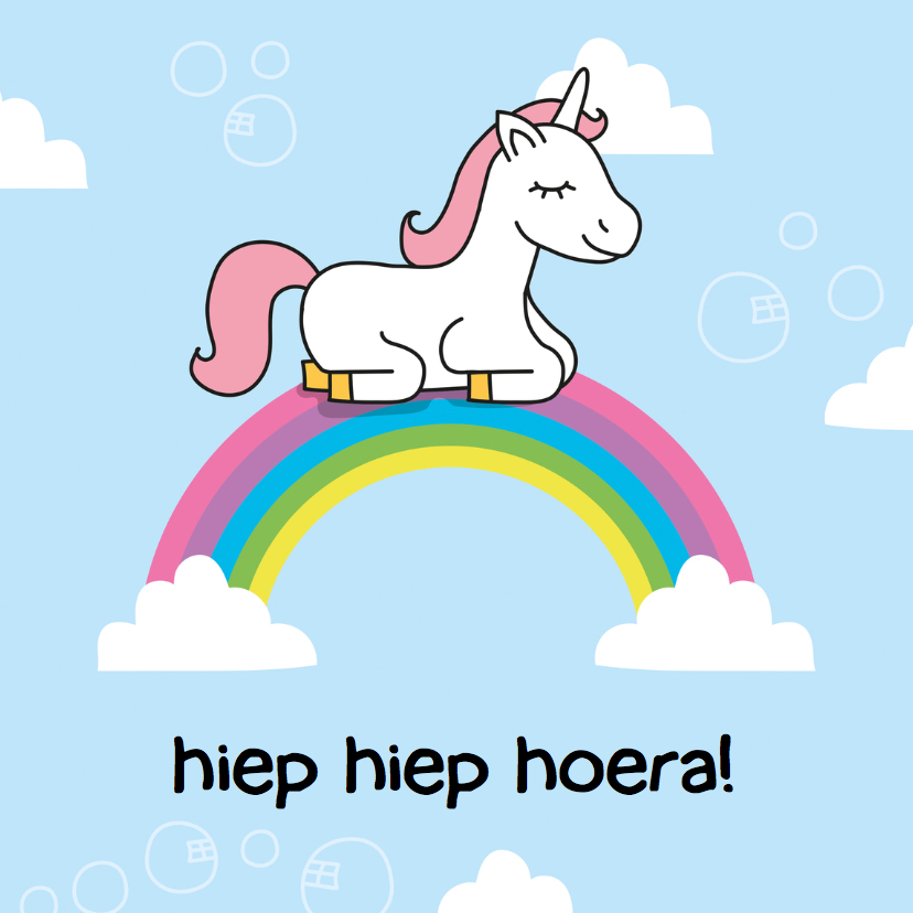 Verjaardag Eenhoorns - Verjaardagskaarten Verjaardagskaarten - Verjaardag Eenhoorns