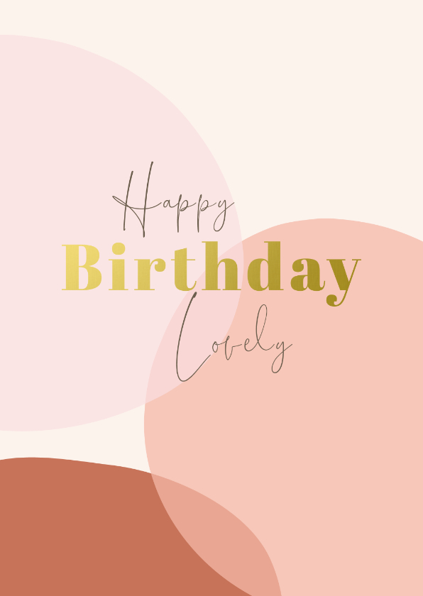 Verjaardagskaarten - Verjaardag Happy Birthday Lovely