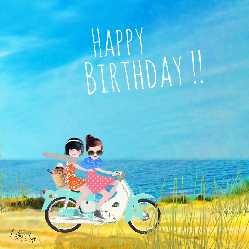 Verjaardag Happy Birthday -LT - Verjaardagskaarten Verjaardagskaarten - Verjaardag Happy Birthday -LT