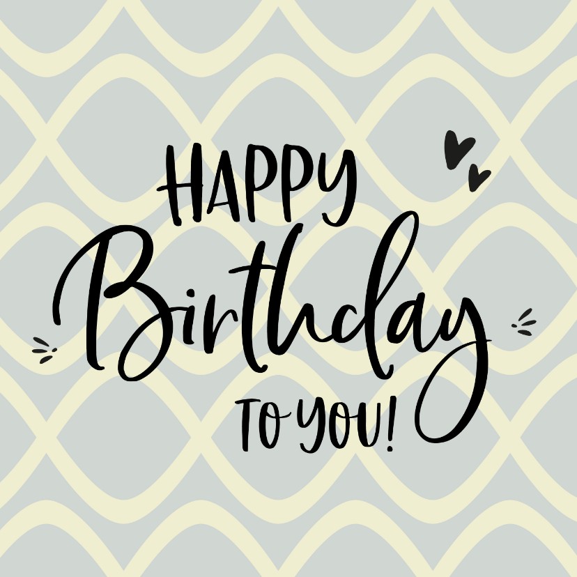 Verjaardag - happy birthday to you retro - Verjaardagskaarten Verjaardagskaarten - Verjaardag - happy birthday to you retro