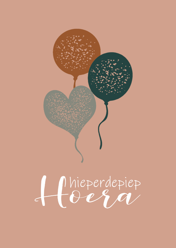 Verjaardag hieperdepiep ballonnen - Verjaardagskaarten Verjaardagskaarten - Verjaardag hieperdepiep ballonnen
