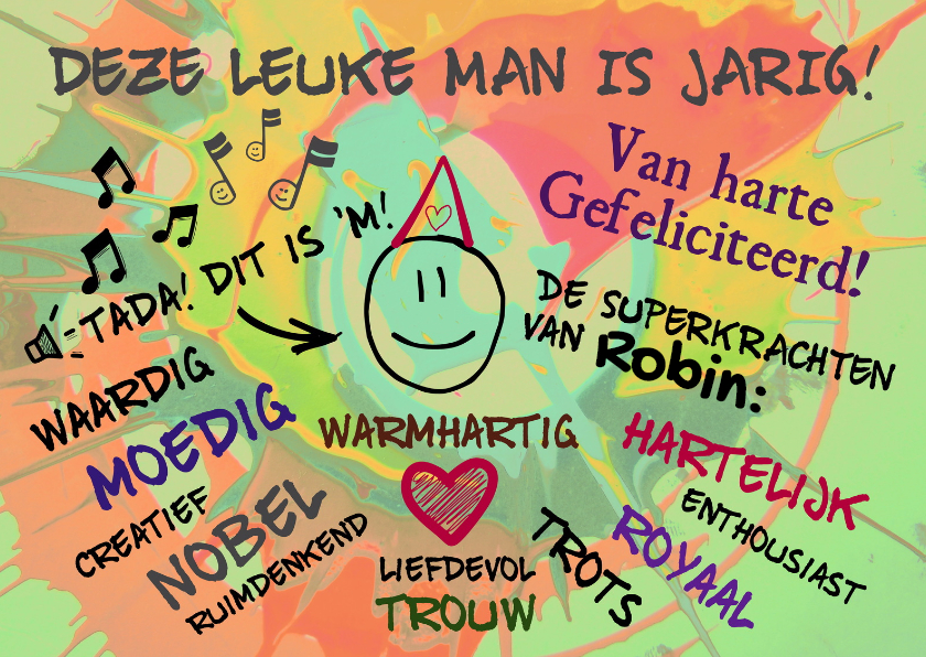 Verjaardag Leuke Leeuw man IW - Verjaardagskaarten Verjaardagskaarten - Verjaardag Leuke Leeuw man IW